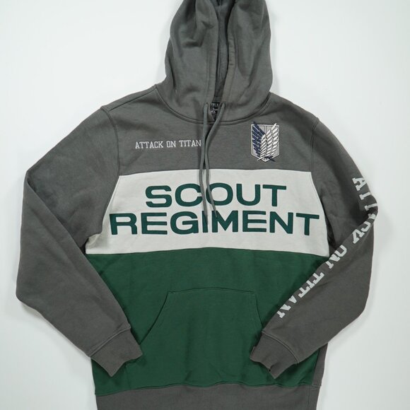 Attack on Titan Scout Regiment Panel Hoodie - Picture 1 of 3
